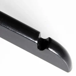 Holz-Kleiderbügel Mit Kerben, Schwarz/messing 44 Cm