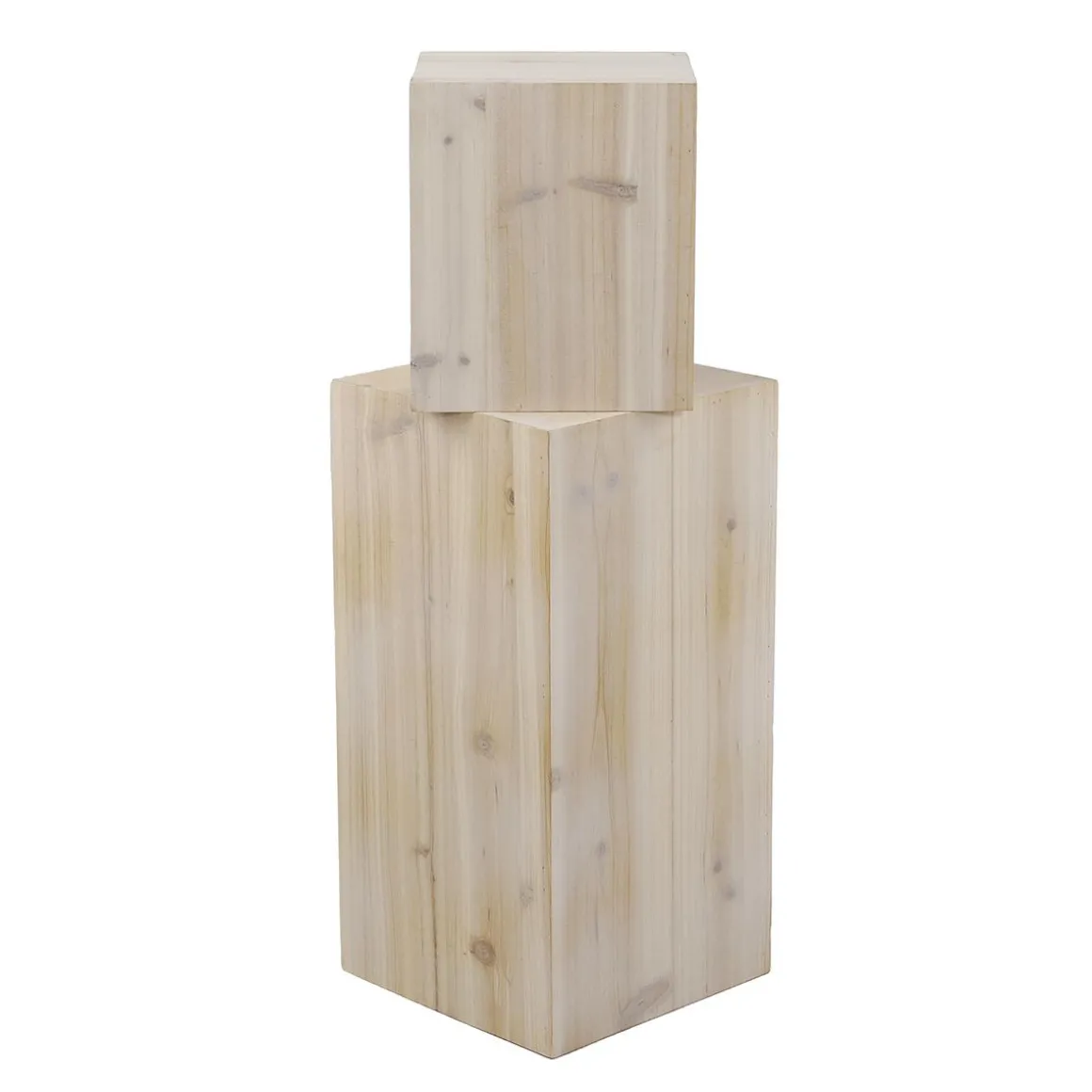 Holz-Minisäulen Set Natur