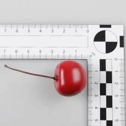 Kirschen Lebensmittel-Attrappen, Pack à 24 Stück