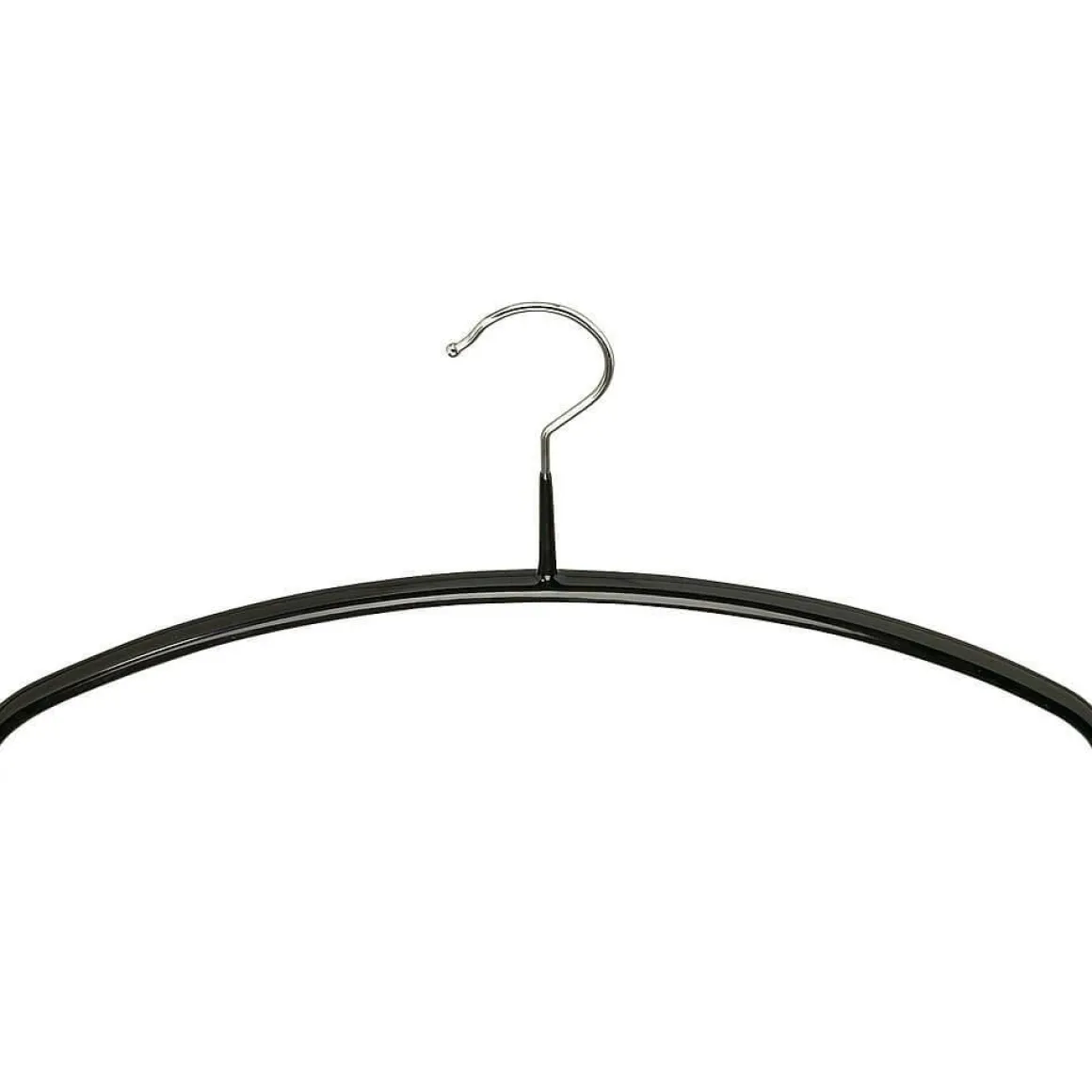 Kleiderbügel Anti-Rutsch 40 Cm, Schwarz, 1 Karton A´100 Stück