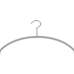 Kleiderbügel Anti-Rutsch 36 Cm, Silber, 1 Pack à 10 Stück