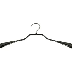Kleiderbügel Anti-Rutsch Extra Breit 40 Cm, Schwarz,1 Karton A´50 Stück