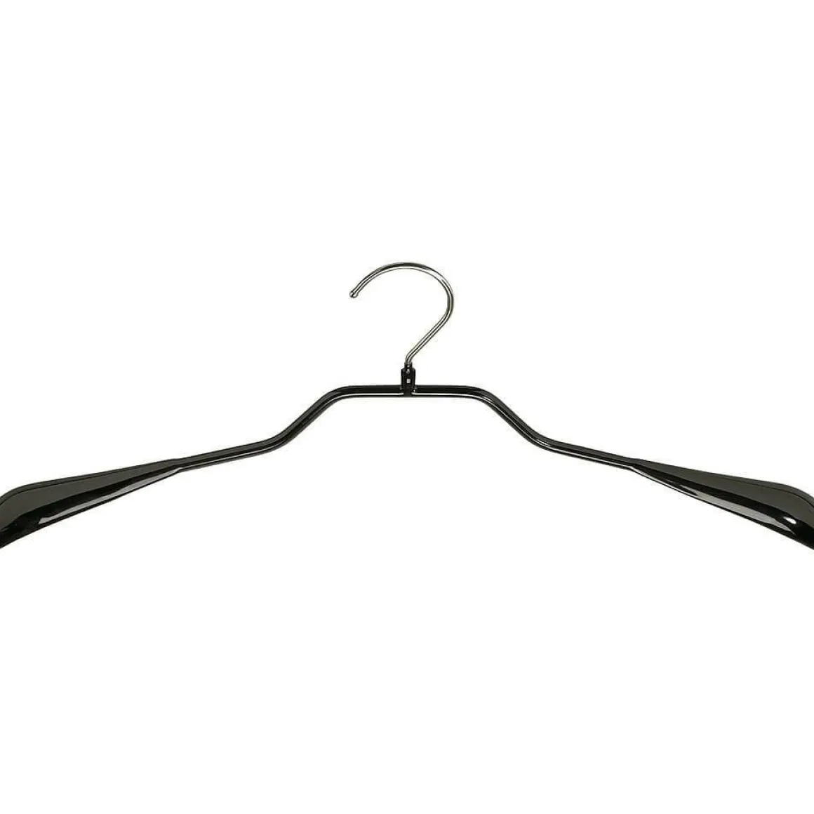 Kleiderbügel Anti-Rutsch Extra Breit 40 Cm, Schwarz,1 Karton A´50 Stück
