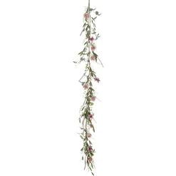 Künstliche Eukalyptus-Rosen-Girlande 183 Cm