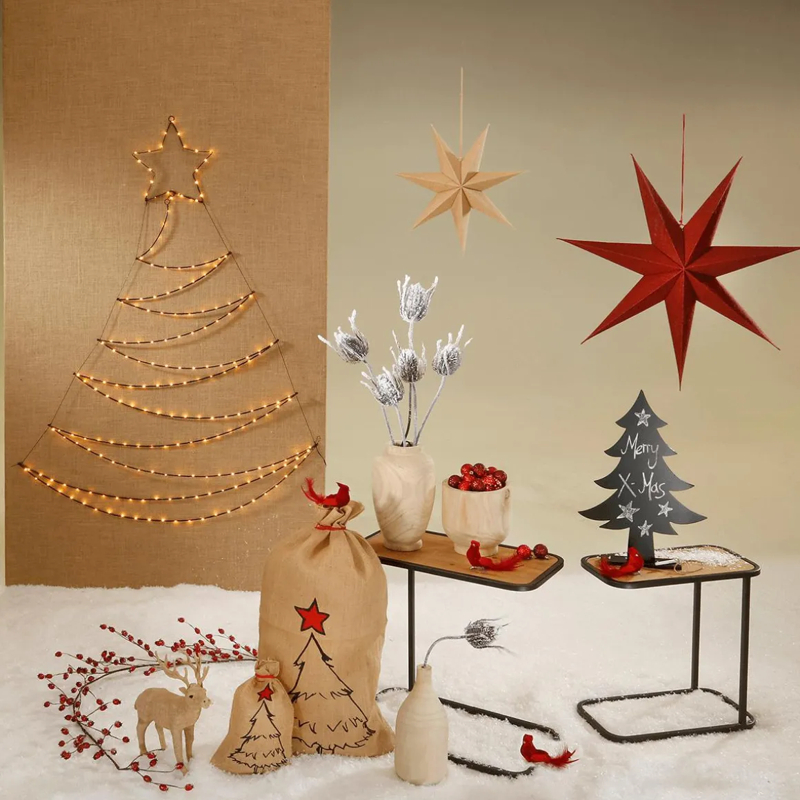 Künstliche Hagebutte-Ranke 150x15 Cm