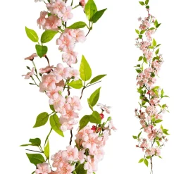 Künstliche Kirschblüten-Girlande Rosa, 110 Cm
