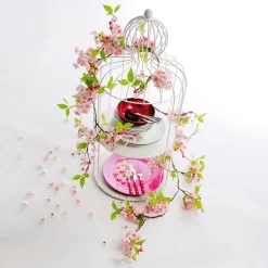 Künstliche Kirschblüten-Girlande Rosa, 110 Cm