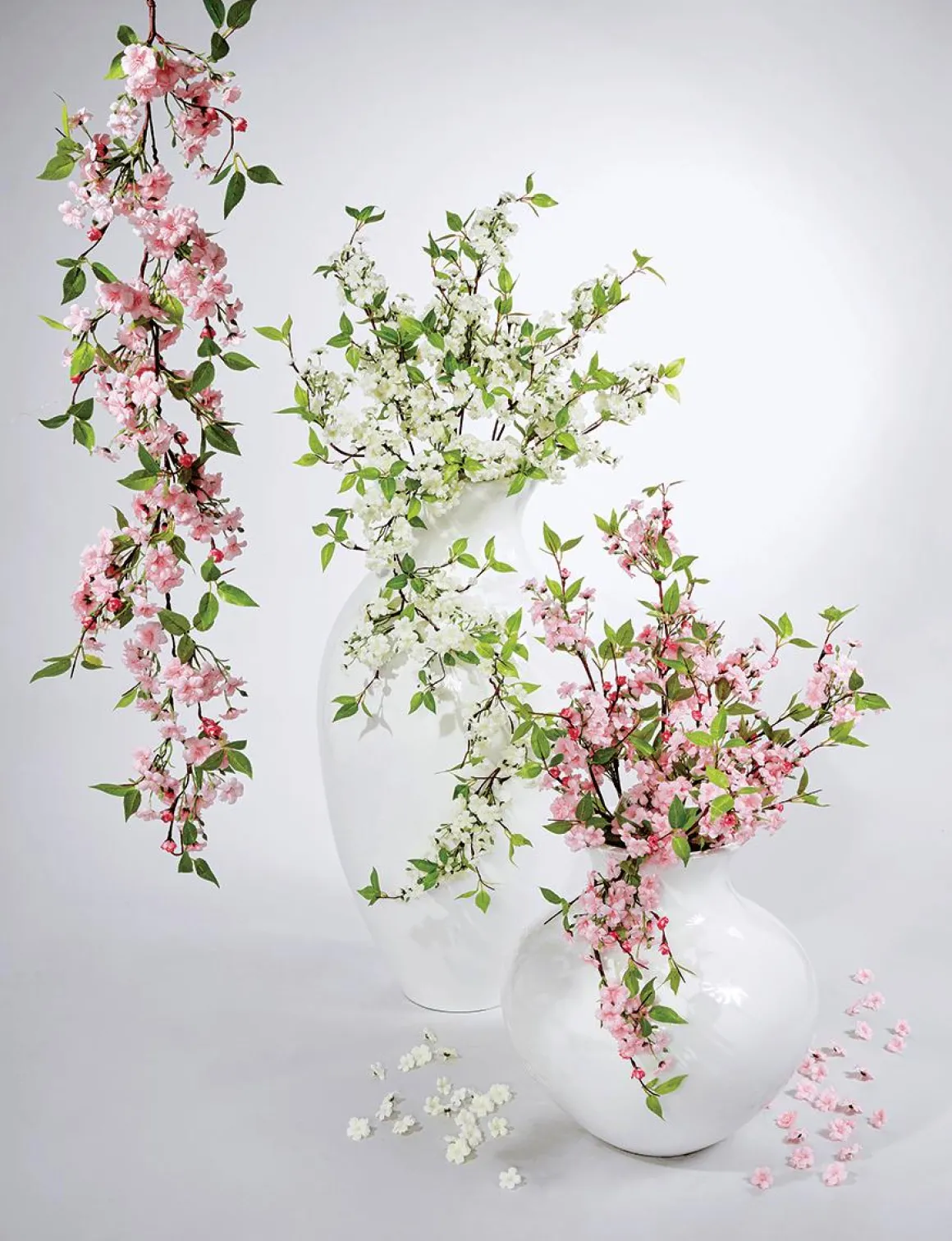 Künstliche Kirschblüten-Girlande Rosa, 110 Cm