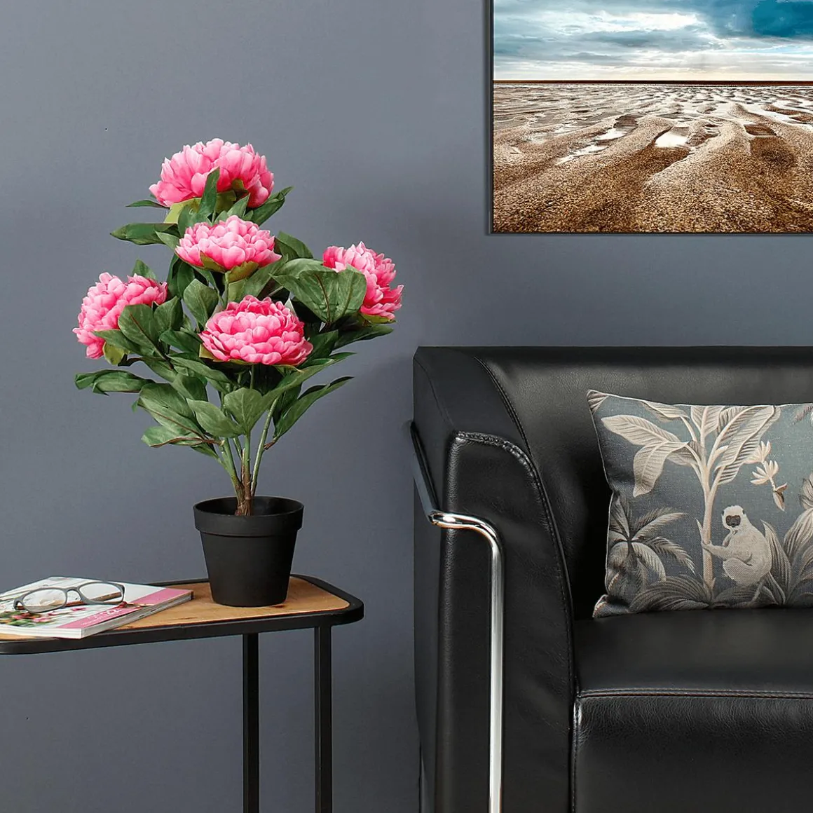 Künstliche Pfingstrose Im Topf