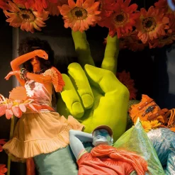 Künstliche Riesen-Gerbera Rosa, 120 Cm