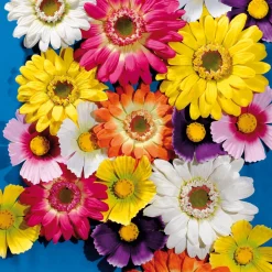 Künstliche Riesen-Gerbera-Blüte Gelb, 45 Cm Ø