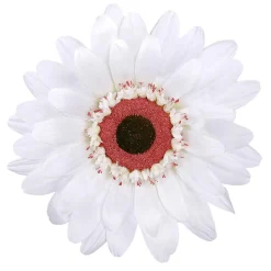 Künstliche Riesen-Gerbera-Blüte Weiß, 45 Cm Ø