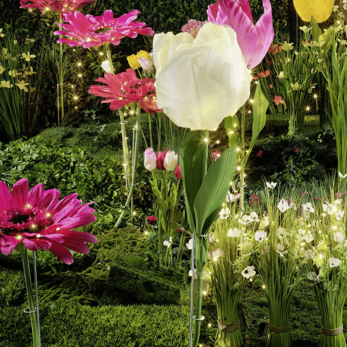 Künstliche XXL Tulpe, 140 Cm, Weiß