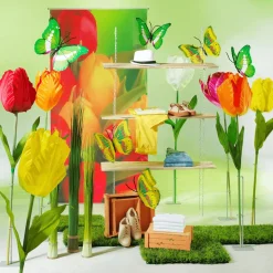 Künstliche XXL Tulpe, 140 Cm, Weiß