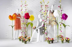 Künstliche XXL Tulpe, 140 Cm, Weiß