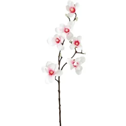 Künstlicher Edel-Magnolienzweig, Weiß/rosa, 100 Cm