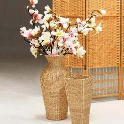 Künstlicher Edel-Magnolienzweig, Weiß/rosa, 100 Cm