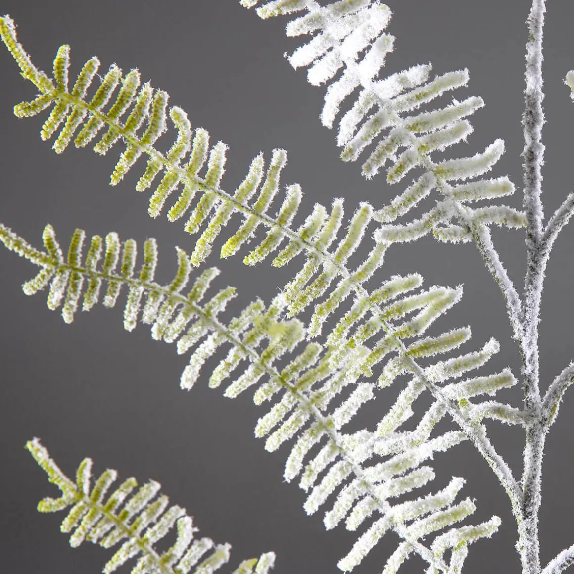 Künstlicher Farnzweig Beschneit, 80