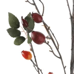 Künstlicher Hagebutten-Zweig 95 Cm Rot