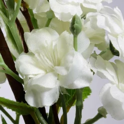 Künstlicher Kirschblüten-Zweig Weiß 65 Cm