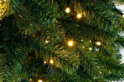 Künstlicher, Schmaler Tannenbaum Mit LED 240 Cm