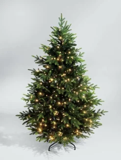 Künstlicher Spritzguss-Weihnachtsbaum Rottanne Mit LED 180 Cm