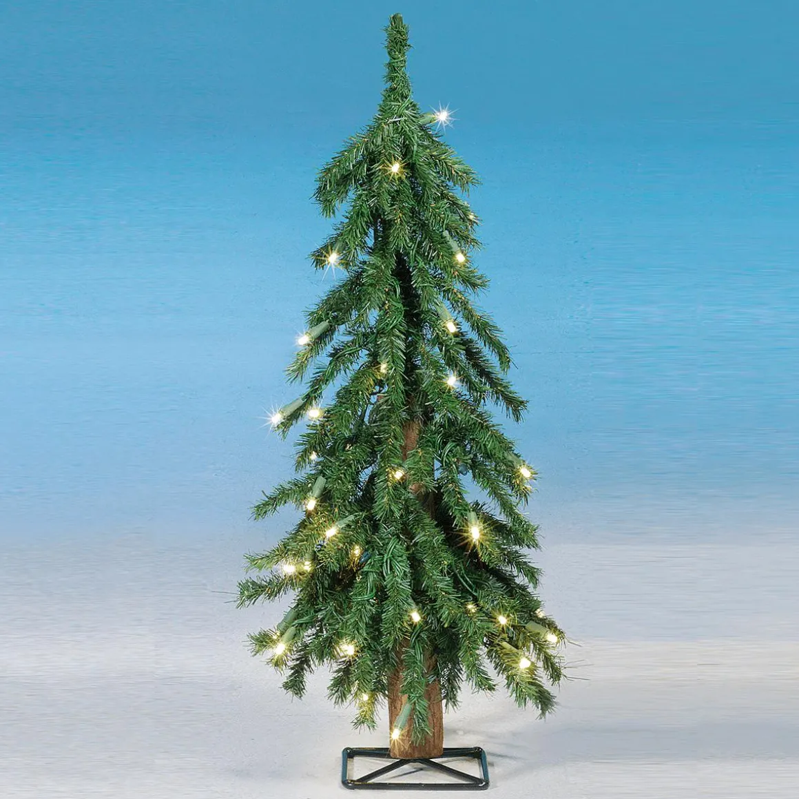 Künstlicher Tannenbaum Alpintanne Mit LED 60 Cm