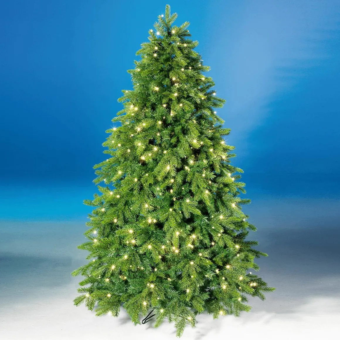 Künstlicher Weihnachtsbaum Nordmanntanne Mit LED 210 Cm