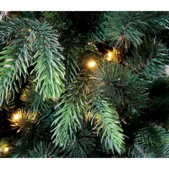 Künstlicher Weihnachtsbaum Edeltanne Mit LED 180 Cm