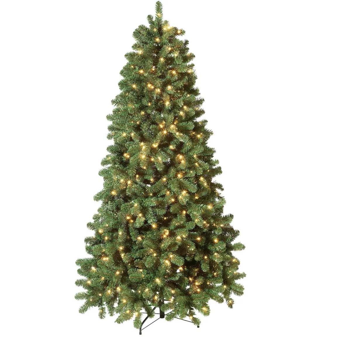 Künstlicher Weihnachtsbaum Weißtanne Mit LED 180 Cm