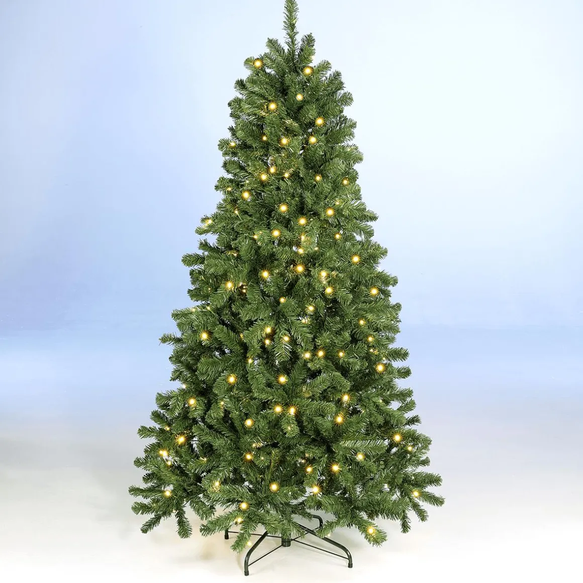 Künstlicher Weihnachtsbaum Weißtanne Mit LED 180 Cm