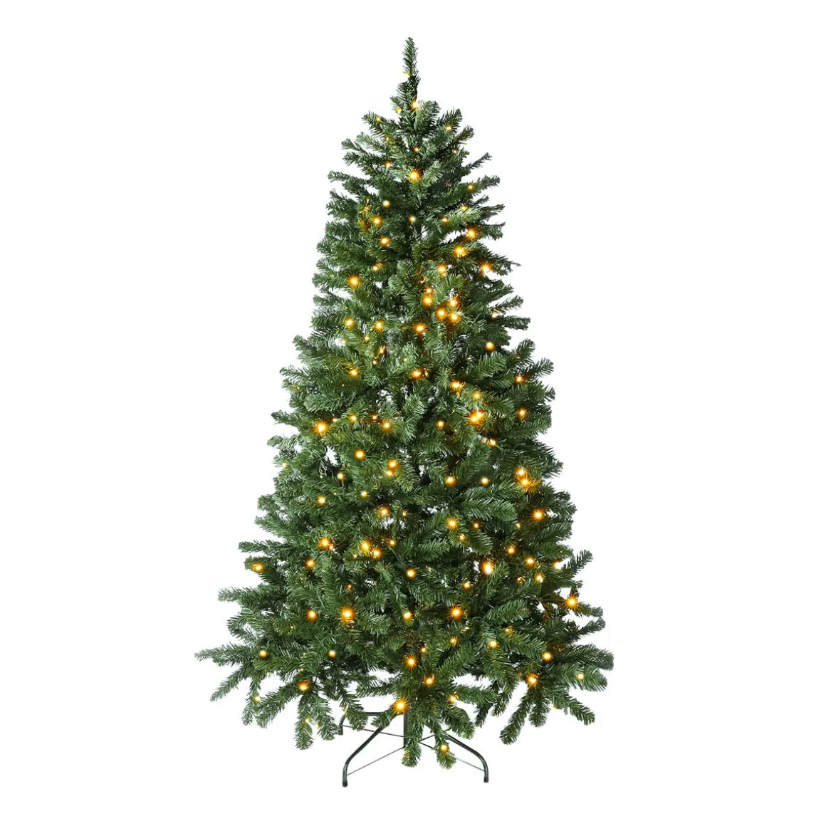 Künstlicher Weihnachtsbaum Weißtanne Mit LED 180 Cm