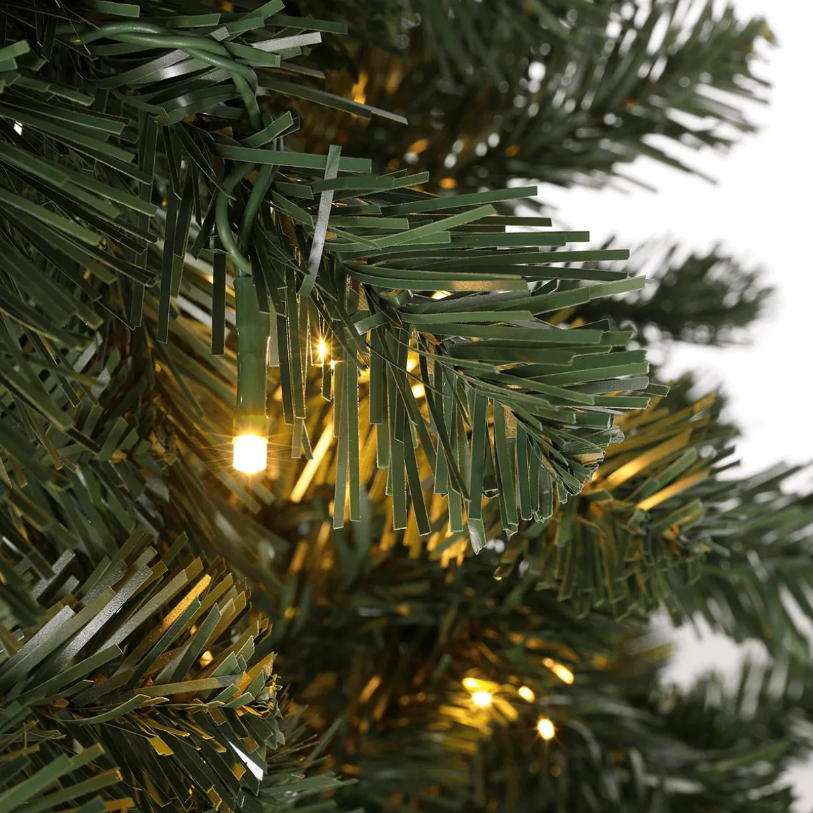 Künstlicher Weihnachtsbaum Weißtanne Mit LED 180 Cm