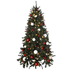 Künstlicher Weihnachtsbaum Weißtanne Mit LED 180 Cm