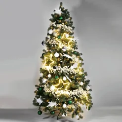 Künstlicher Weihnachtsbaum Weißtanne Mit LED 180 Cm