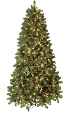 Künstlicher Weihnachtsbaum Weißtanne Mit LED 240 Cm