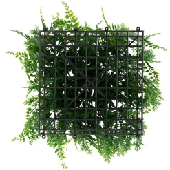 Künstliches Premium Farn-Eukalyptus-Paneel, 25 X 25 Cm