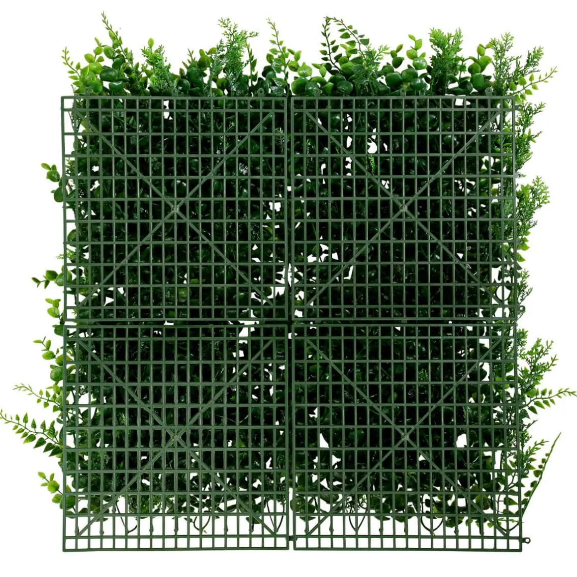 Künstliches Premium Farn-Eukalyptus-Paneel, 50 X 50 Cm