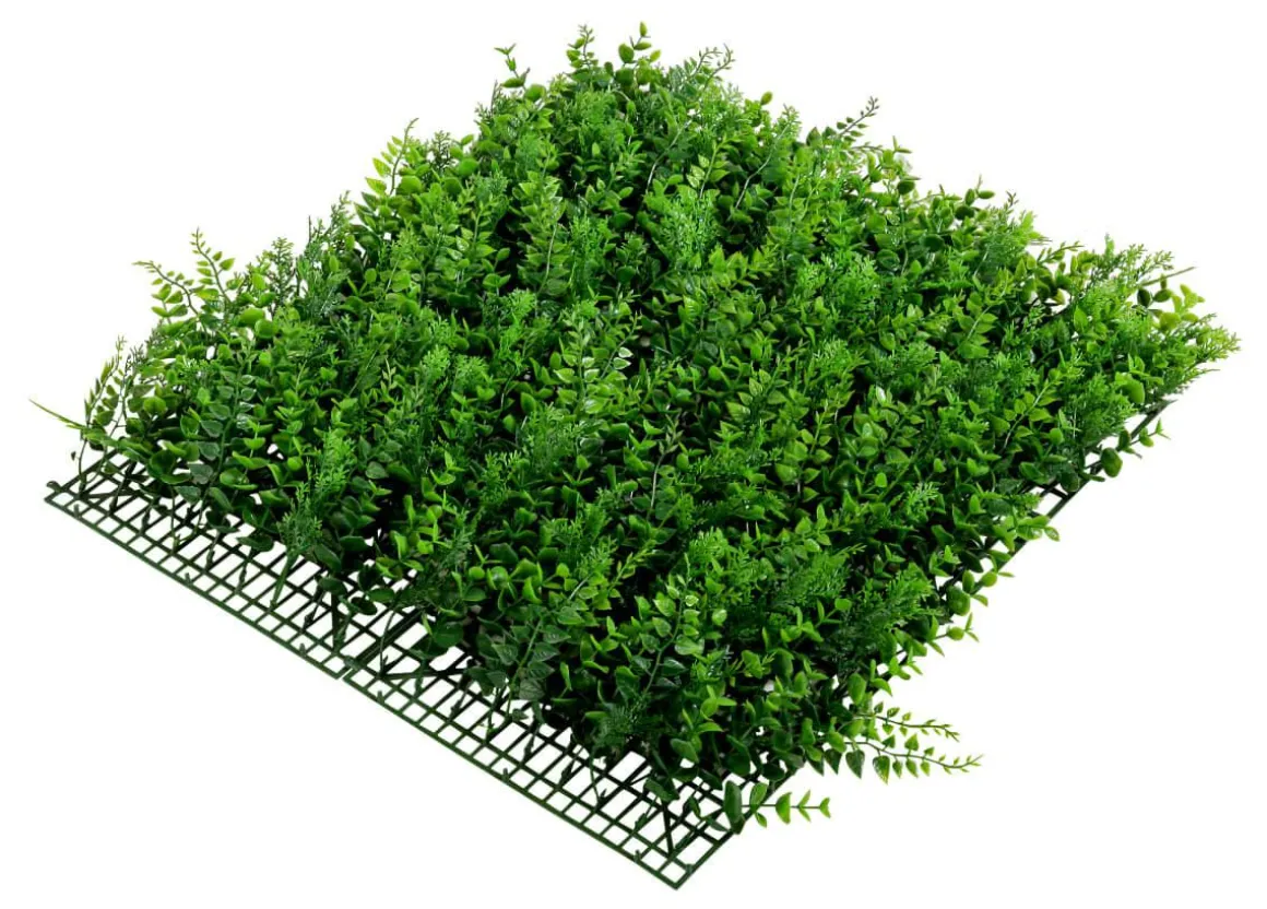 Künstliches Premium Farn-Eukalyptus-Paneel, 50 X 50 Cm