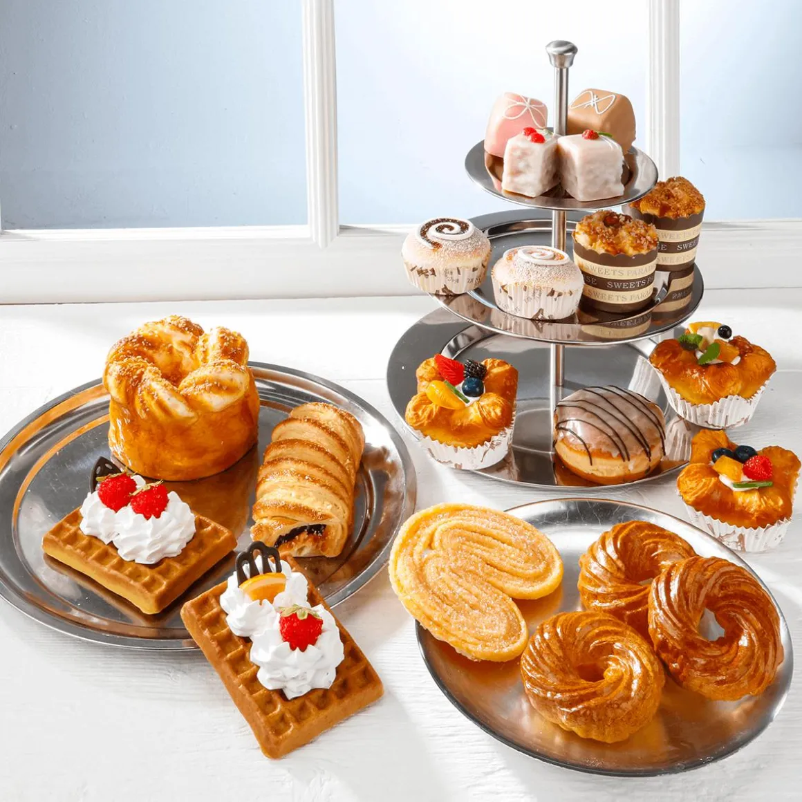 Krapfen Verziert Lebensmittel-Attrappe 9 Cm