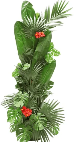 Kunstpalmen-Fächer-Blatt 2 Stück, 66cm