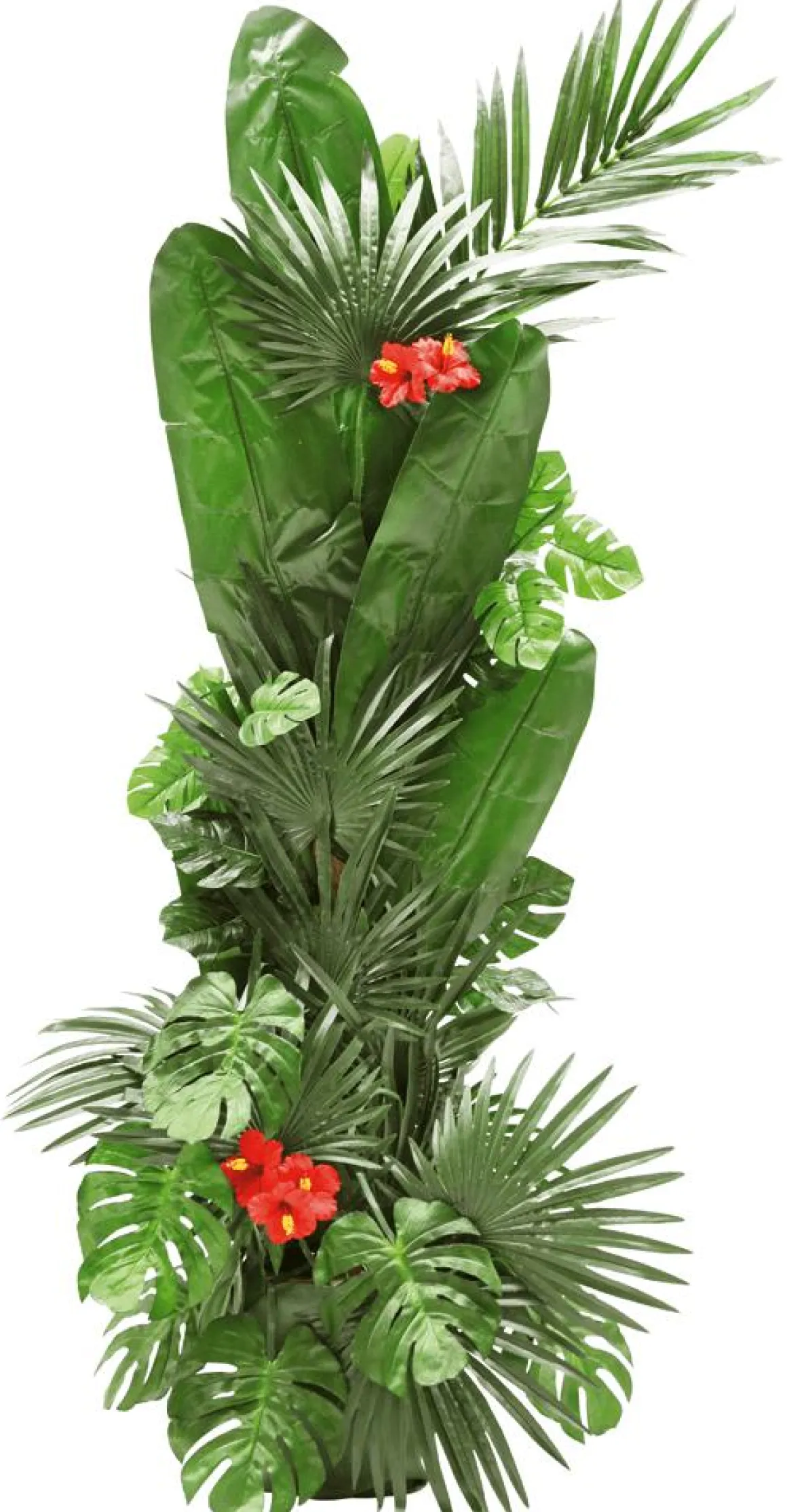 Kunstpalmen-Fächer-Blatt 2 Stück, 66cm