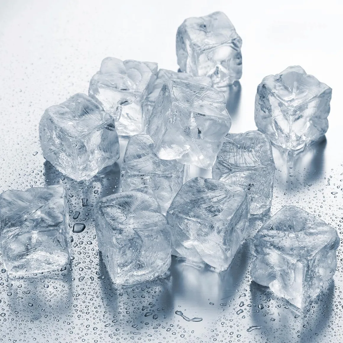 Kunststoff-Eiswürfel Lebensmittelecht, 12 Stück