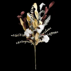 Kunstzweig "Baumwoll-Blüten-Grasmix" 25 X 58 Cm