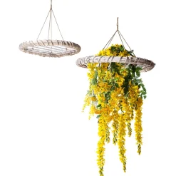 Kunstzweig Wisteria Goldregen, 140 Cm, Gelb