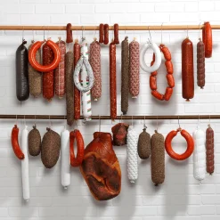 Lebensmittel-Attrappen-Wurst-Sortiment XXL Erstausstattung, 36-teilig