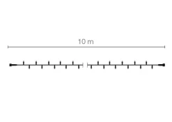 LED Kupplungslichterkette Für Innen, 10 M Ohne Zuleitung