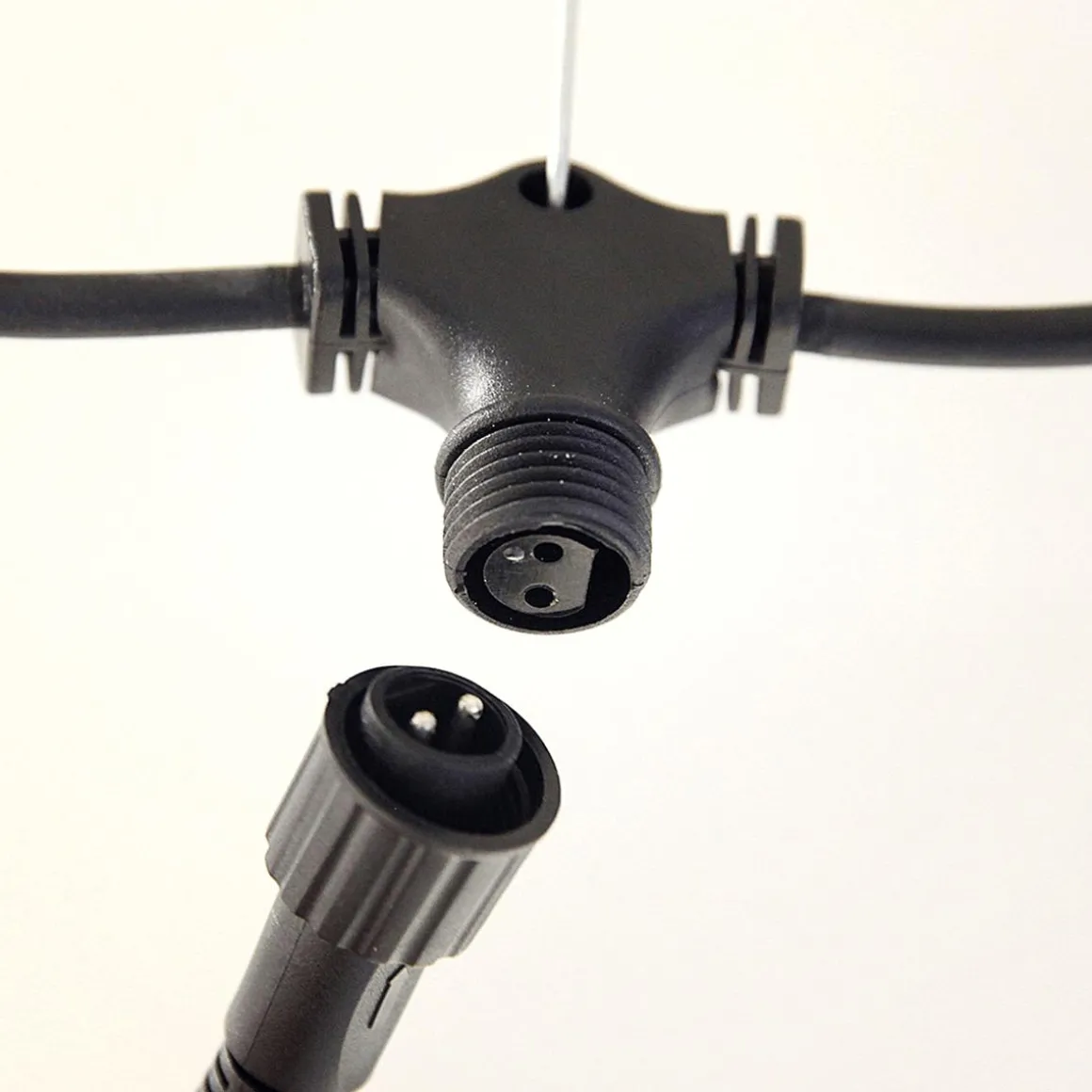 LED Profi Lichtvorhang System IP67, 300 Cm Ohne Zuleitung, Schwarz