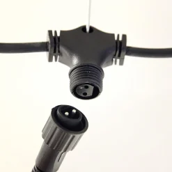 LED Profi Lichtvorhang System IP67, 900 Cm Ohne Zuleitung, Schwarz