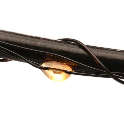 LED Rahmenbeleuchtung Metall Tanne Schwarz 200 X 117 X 150 Cm